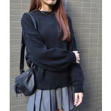 モックネックボリュームスリーブニット | ＆soiree | 詳細画像22 