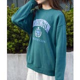 裏起毛カレッジロゴオーバーサイズトレーナー | &soiree | 詳細画像10