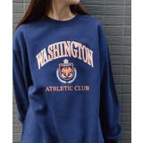 裏起毛カレッジロゴオーバーサイズトレーナー | &soiree | 詳細画像14