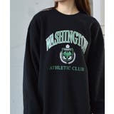 裏起毛カレッジロゴオーバーサイズトレーナー | &soiree | 詳細画像17