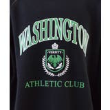 裏起毛カレッジロゴオーバーサイズトレーナー | &soiree | 詳細画像24