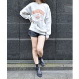 裏起毛カレッジロゴオーバーサイズトレーナー | &soiree | 詳細画像7