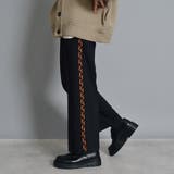 サイド刺繍フレアパンツ モード フレアスラックス | MODISH GAZE | 詳細画像1