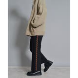 サイド刺繍フレアパンツ モード フレアスラックス | MODISH GAZE | 詳細画像4