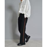 サイド刺繍フレアパンツ モード フレアスラックス | MODISH GAZE | 詳細画像7