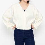 ボリュームスリーブショートカーディガン | ＆soiree | 詳細画像12 