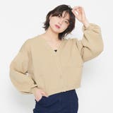 ボリュームスリーブショートカーディガン | ＆soiree | 詳細画像3 