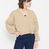 ボリュームスリーブショートカーディガン | ＆soiree | 詳細画像4 