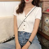 半袖 ニットカーディガン ショート丈 | &soiree | 詳細画像7