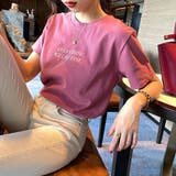 韓国ファッションロゴTシャツ Tシャツ 半袖 | ＆soiree | 詳細画像15 