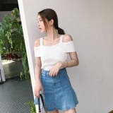 2WAY 韓国ファッションサマーニット オフショルニットトップス夏 | ＆soiree | 詳細画像10 