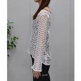 韓国ファッション編みニット シースルーニット ニットトップス 夏夏服セクシー | ＆soiree | 詳細画像13 