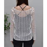 韓国ファッション編みニット シースルーニット ニットトップス 夏夏服セクシー | ＆soiree | 詳細画像14 