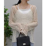 韓国ファッション編みニット シースルーニット ニットトップス 夏夏服セクシー | ＆soiree | 詳細画像5 