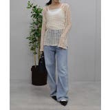 韓国ファッション編みニット シースルーニット ニットトップス 夏夏服セクシー | ＆soiree | 詳細画像6 