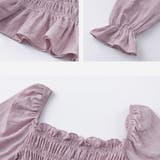 ワッシャーシャーリングブラウス スクエアネック 韓国ブラウス | ＆soiree | 詳細画像29 