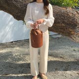 シャーリングブラウス シャーリングトップス ブラウス韓国 | &soiree | 詳細画像7