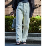 裏起毛ハイウエストデニムパンツ | ＆soiree | 詳細画像6 