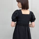 パフスリーブスクエアネックロングワンピース 韓国 ワンピース | &soiree | 詳細画像10