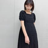 パフスリーブスクエアネックロングワンピース 韓国 ワンピース | &soiree | 詳細画像8