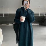 フード付ニットワンピース | ＆soiree | 詳細画像6 