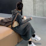 フード付ニットワンピース | ＆soiree | 詳細画像8 