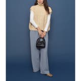 ハイネックケーブルニットベスト | ＆soiree | 詳細画像14 