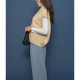 ハイネックケーブルニットベスト | ＆soiree | 詳細画像16 