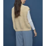 ハイネックケーブルニットベスト | ＆soiree | 詳細画像18 