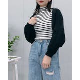 ボレロニットカーディガン | ＆soiree | 詳細画像1 