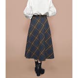 ハイウエストチェックロングスカート | &soiree | 詳細画像5