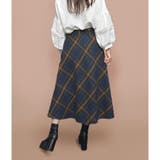 ハイウエストチェックロングスカート | &soiree | 詳細画像6