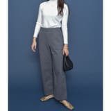 ヘリンボーンストレートパンツ（ウエストゴム） | ＆soiree | 詳細画像10 