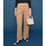 ヘリンボーンストレートパンツ（ウエストゴム） | ＆soiree | 詳細画像2 