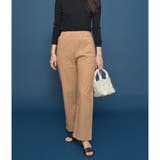 ヘリンボーンストレートパンツ（ウエストゴム） | ＆soiree | 詳細画像3 