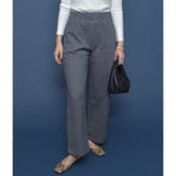 ヘリンボーンストレートパンツ（ウエストゴム） | ＆soiree | 詳細画像8 