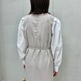 ラウンドネックウエストマークワンピース | ＆soiree | 詳細画像22 