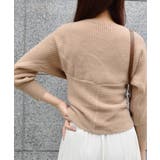 フロントクロスニットトップス | ＆soiree | 詳細画像11 