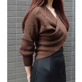 フロントクロスニットトップス | ＆soiree | 詳細画像20 