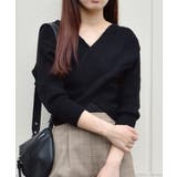 フロントクロスニットトップス | ＆soiree | 詳細画像30 