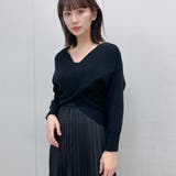 フロントクロスニットトップス | ＆soiree | 詳細画像37 