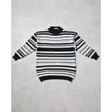 マルチボーダーニットセーター | ＆soiree | 詳細画像10 