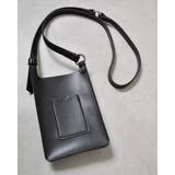 ブラック | PUレザーミニショルダーバッグ | ＆soiree