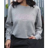 メッセージ刺繍裏毛スウェットクルーネックプルオーバー | &soiree | 詳細画像14