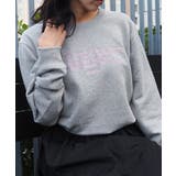 メッセージ刺繍裏毛スウェットクルーネックプルオーバー | &soiree | 詳細画像16