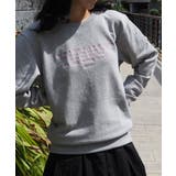 メッセージ刺繍裏毛スウェットクルーネックプルオーバー | &soiree | 詳細画像17