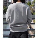 メッセージ刺繍裏毛スウェットクルーネックプルオーバー | &soiree | 詳細画像21