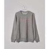 メッセージ刺繍裏毛スウェットクルーネックプルオーバー | &soiree | 詳細画像23