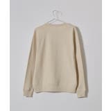 メッセージ刺繍裏毛スウェットクルーネックプルオーバー | &soiree | 詳細画像25