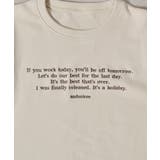 メッセージ刺繍裏毛スウェットクルーネックプルオーバー | &soiree | 詳細画像28